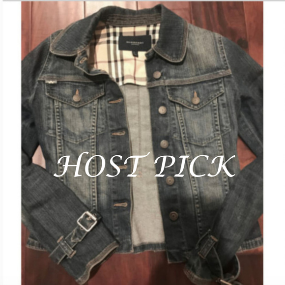 burberry denim jacket womens